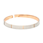 Load image into Gallery viewer, Men of Platinum | Rose Gold Fusion Textured Kada for Men JL PTB 733
