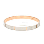 Load image into Gallery viewer, Men of Platinum | Rose Gold Fusion Textured Kada for Men JL PTB 733
