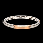 Load image into Gallery viewer, Men of Platinum | Rose Gold Hi-Polish &amp; Matte Finish Bracelet  for Men JL PTB 1206
