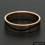 Load image into Gallery viewer, Men of Platinum | Rose Gold with Black Enamel Fusion Ring for Men JL PT 1082
