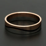 Load image into Gallery viewer, Men of Platinum | Rose Gold with Black Enamel Fusion Ring for Men JL PT 1082
