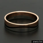 Load image into Gallery viewer, Men of Platinum | Rose Gold with Black Enamel Fusion Ring for Men JL PT 1082
