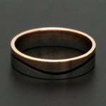 Load image into Gallery viewer, Men of Platinum | Rose Gold with Black Enamel Fusion Ring for Men JL PT 1082
