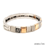 Load image into Gallery viewer, Men of Platinum | Rose Gold with Bracelet for Men JL PTB MSD 103
