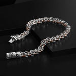 Load image into Gallery viewer, Men of Platinum | Rose Gold with Bracelet for Men JL PTB MSD 104
