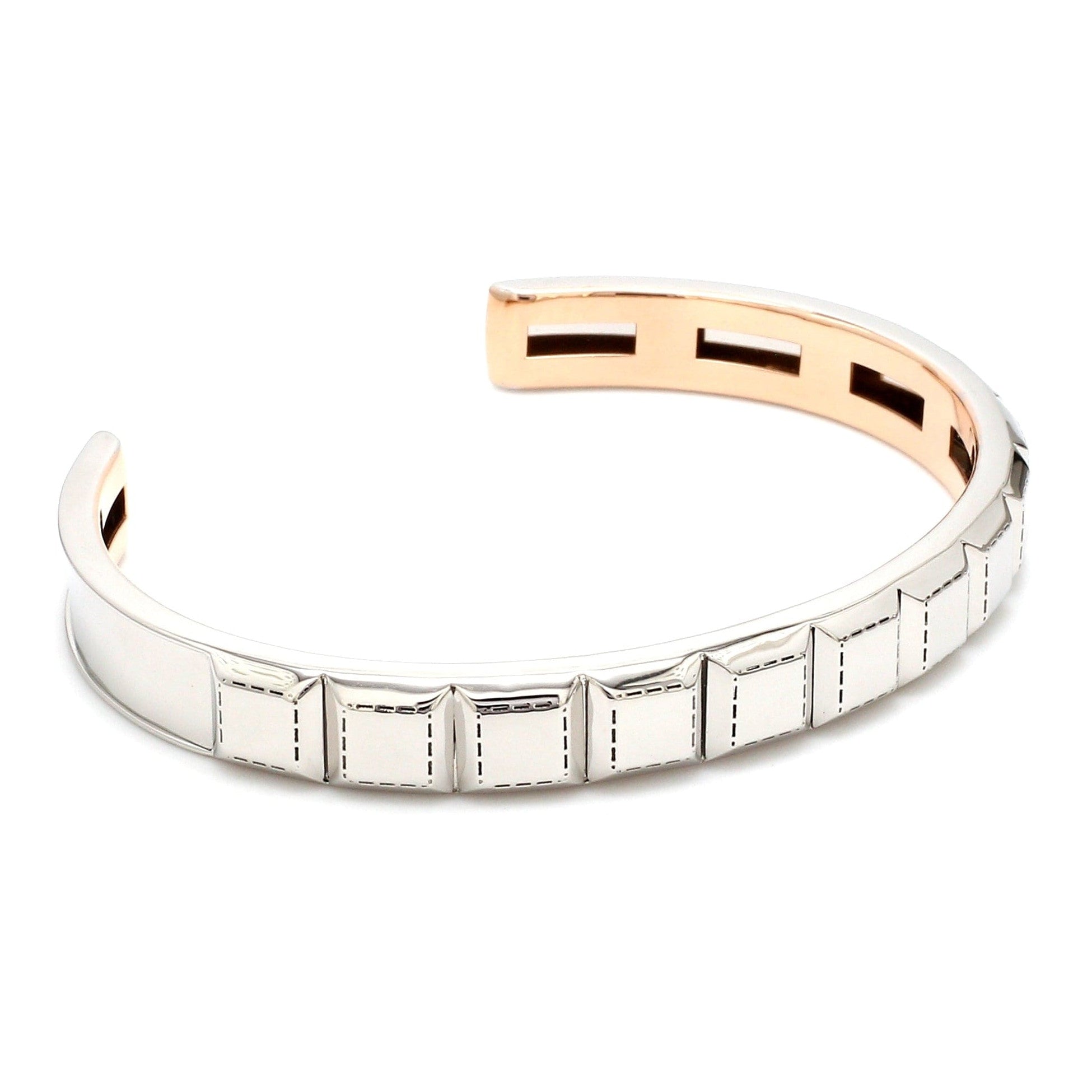 Men of Platinum | Statement Platinum Cuboid Bracelet JL PTB 742