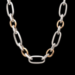 Load image into Gallery viewer, Men&#39;s Heavy Platinum &amp; Rose Gold Chain JL PT CH 952
