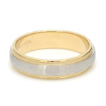 Load image into Gallery viewer, Milgrain Edge Platinum &amp; Yellow Gold Couple Rings JL PT 636
