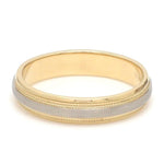 Load image into Gallery viewer, Milgrain Edge Platinum &amp; Yellow Gold Couple Rings JL PT 636
