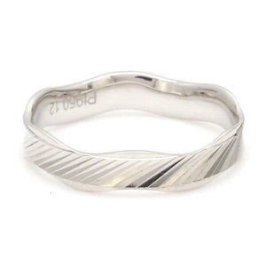 New Japanese Platinum Unisex Couple Rings JL PT 1154