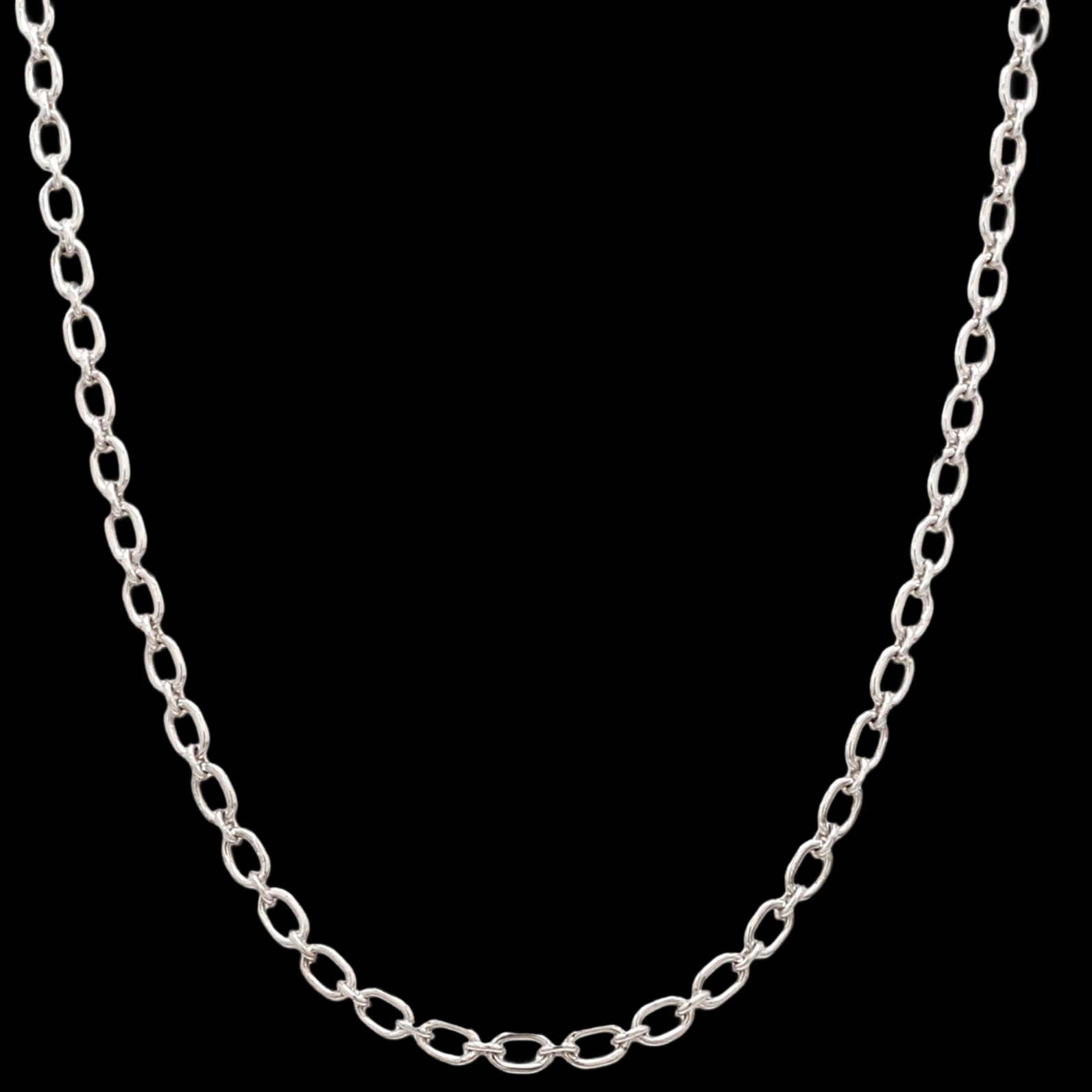 Oval Links Platinum Chain JL PT CH 839