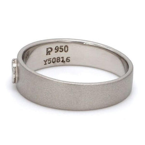 Plain Infinity Knot Platinum Love Bands SJ PTO 115 - Plain