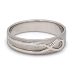 Load image into Gallery viewer, Plain Infinity Knot Platinum Love Bands SJ PTO 115 - Plain
