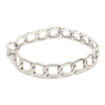 Load image into Gallery viewer, Plain Platinum Bracelet for Men JL PTB 1169
