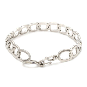 Plain Platinum Bracelet for Men JL PTB 1169