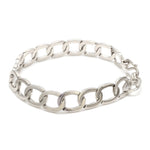 Load image into Gallery viewer, Plain Platinum Bracelet for Men JL PTB 1169
