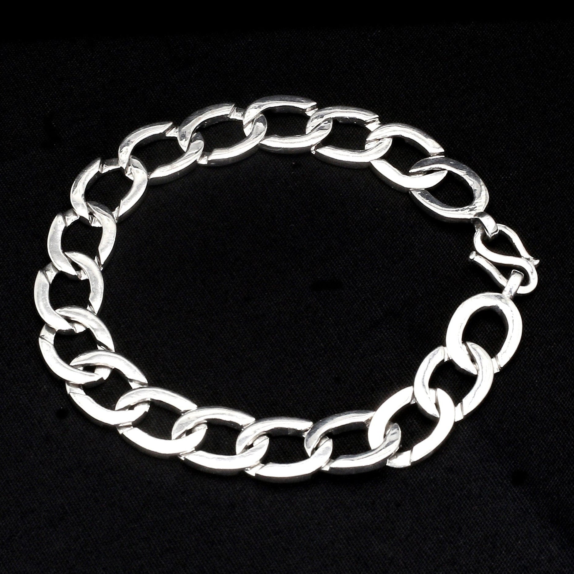 Plain Platinum Bracelet for Men JL PTB 1169