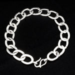 Load image into Gallery viewer, Plain Platinum Bracelet for Men JL PTB 1169
