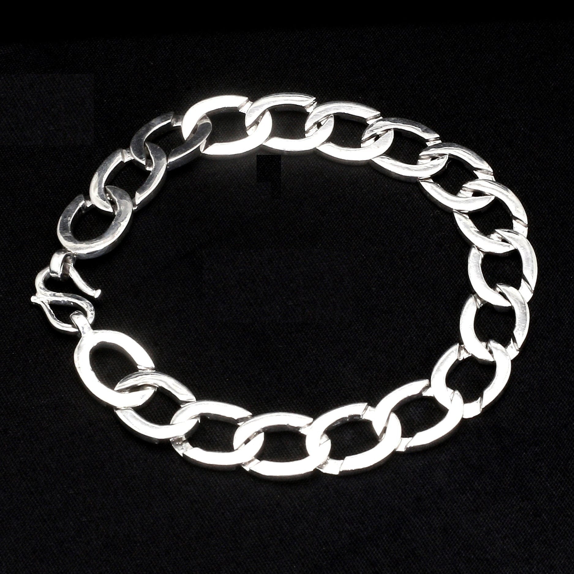 Plain Platinum Bracelet for Men JL PTB 1169