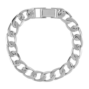 Plain Platinum Bracelet for Men JL PTB 613