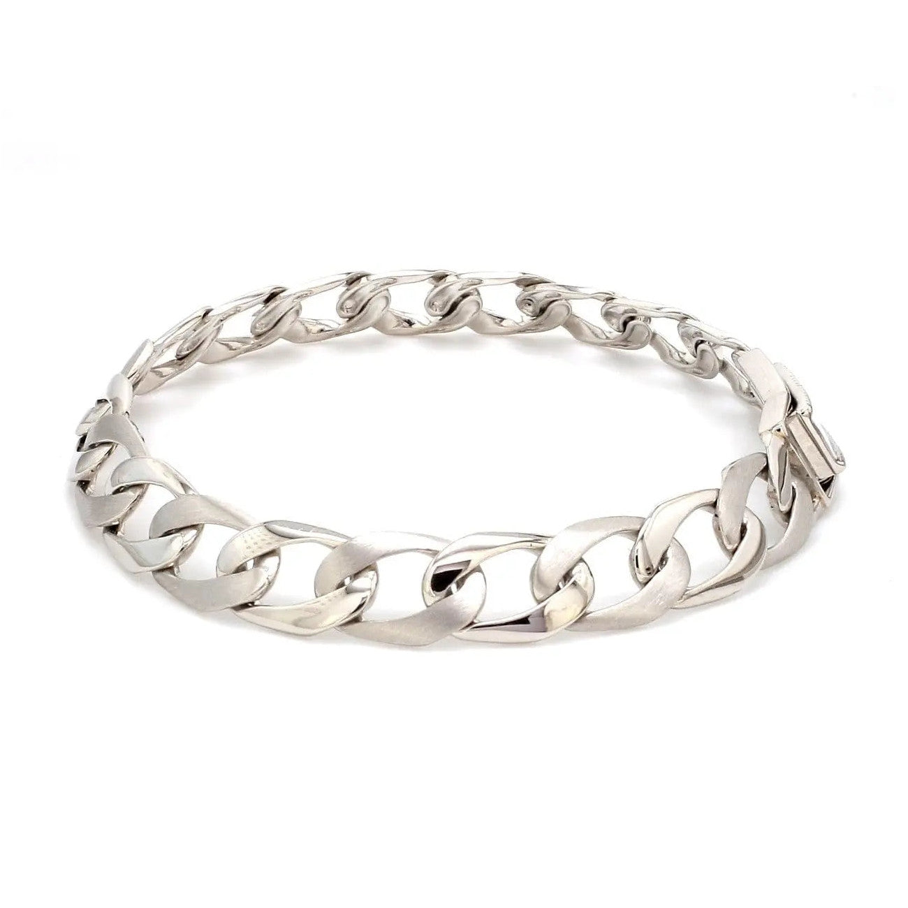 Plain Platinum Bracelet for Men JL PTB 613