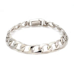 Load image into Gallery viewer, Plain Platinum Bracelet for Men JL PTB 613
