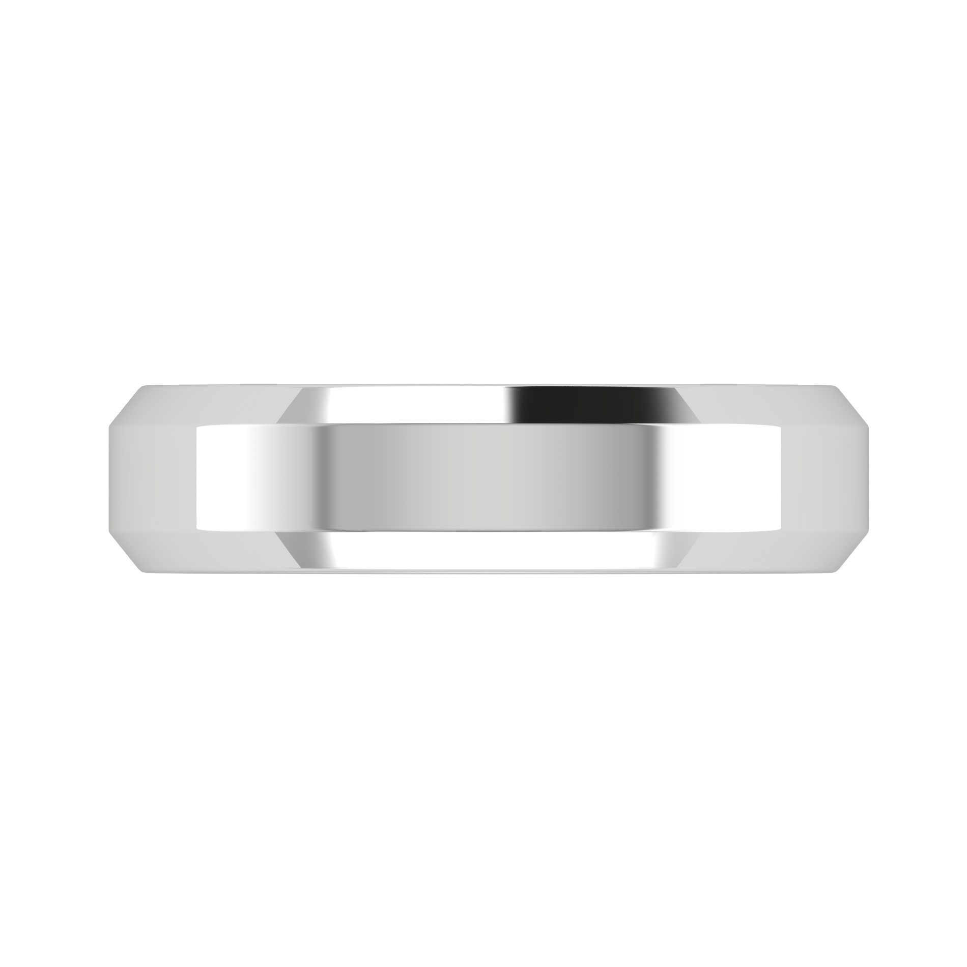 Plain Platinum Couple Ring JL PT MB 147