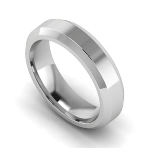 Plain Platinum Couple Ring JL PT MB 147