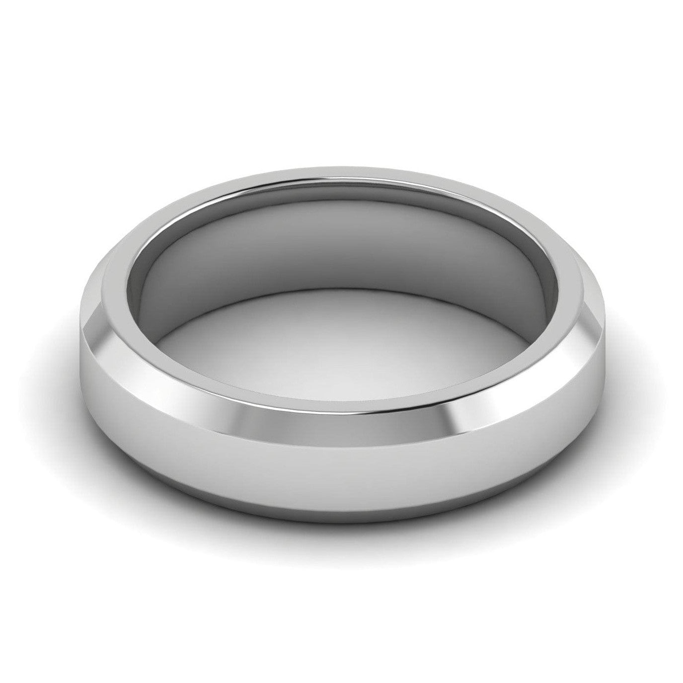 Plain Platinum Couple Ring JL PT MB 147