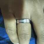 Load image into Gallery viewer, Plain Platinum Hammered Band JL PT 949
