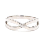 Load image into Gallery viewer, Plain Platinum Infinity Ring JL PT 911
