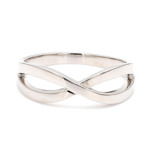 Plain Platinum Infinity Ring JL PT 911