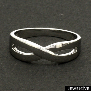 Plain Platinum Infinity Ring JL PT 911