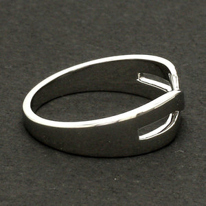 Plain Platinum Infinity Ring JL PT 911