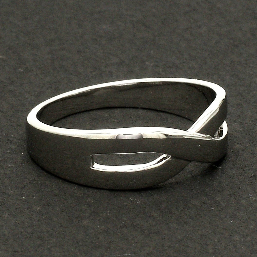 Plain Platinum Infinity Ring JL PT 911