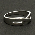 Load image into Gallery viewer, Plain Platinum Infinity Ring JL PT 911
