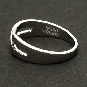 Plain Platinum Infinity Ring JL PT 911