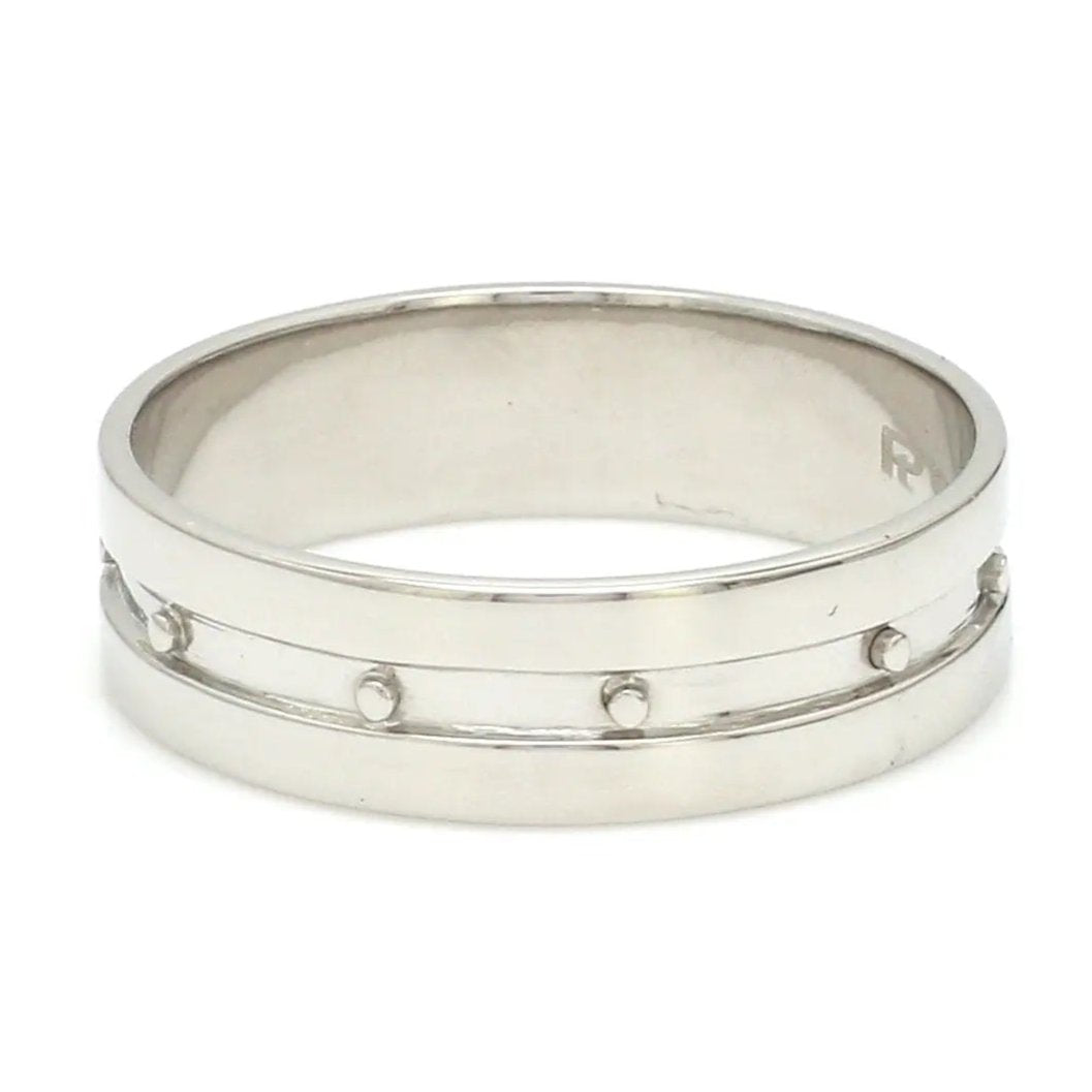 Plain Platinum Love Bands JL PT 132