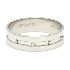 Plain Platinum Love Bands JL PT 132