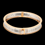 Load image into Gallery viewer, Platinum &amp; 18K Rose Gold Bracelet for Men JL PTB 1221
