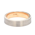 Load image into Gallery viewer, Platinum Band with Rose Gold Base &amp; Matte Finish JL PT 637
