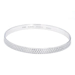 Load image into Gallery viewer, Platinum Bangle with Full Diamond Cut SJ PT 307
