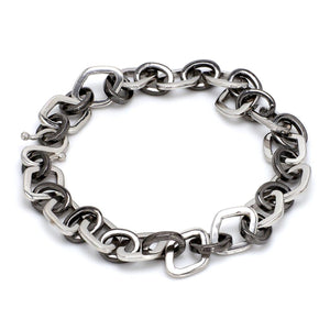 Platinum Bracelet with Black Rhodium for Men JL PTB 637-Black