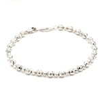 Load image into Gallery viewer, Platinum Bracelet with Diamond Cut Balls JL PTB 656
