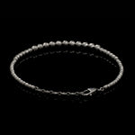 Load image into Gallery viewer, 4mm Platinum Bracelet with Shine Diamond Cut Balls JL PTB 1204
