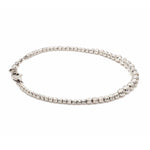 Load image into Gallery viewer, 4mm Platinum Bracelet with Shine Diamond Cut Balls JL PTB 1204
