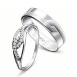 Load image into Gallery viewer, Platinum Couple Rings - Bonded Forever JL PT 455
