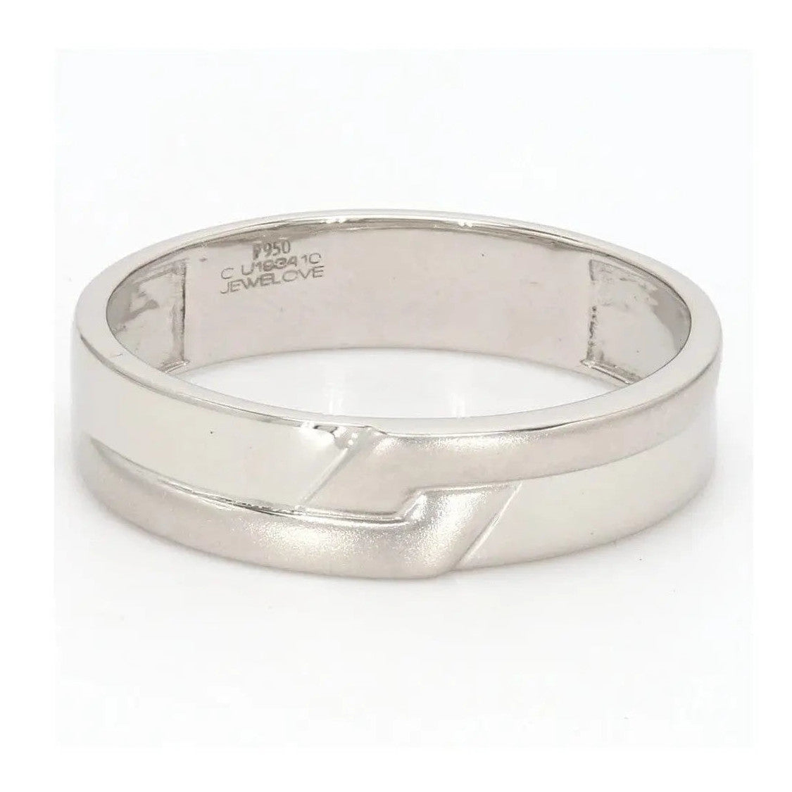 Platinum Couple Rings - Bonded Forever JL PT 455