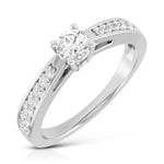 Load image into Gallery viewer, Platinum Couple Rings with Solitaires JL PT 624
