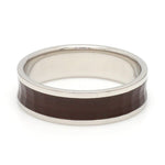 Load image into Gallery viewer, Platinum Couple Unisex Ring with Brown Ceramic JL PT 1329
